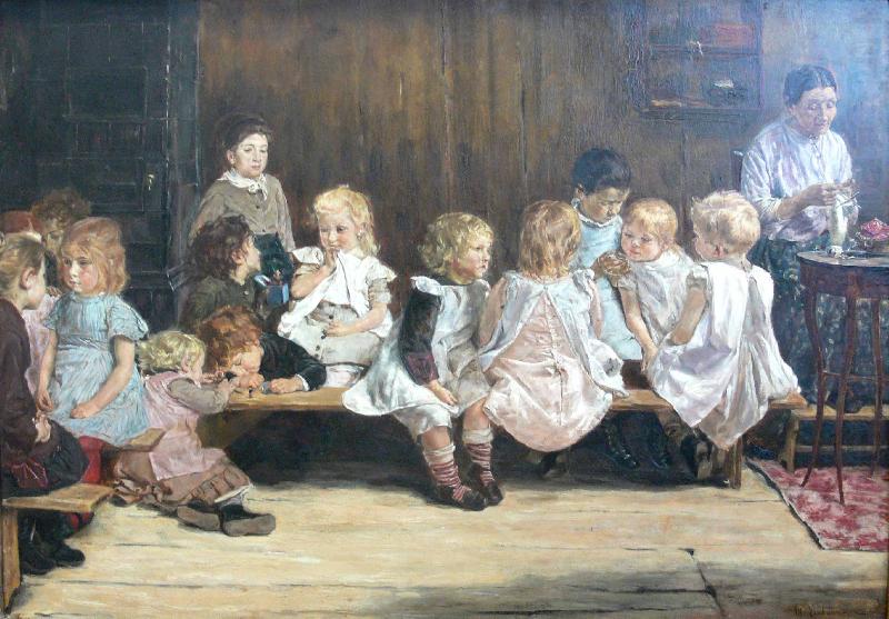 Max Liebermann Infants School in Amsterdam oil painting picture